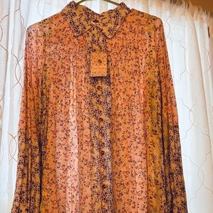 Free People shirt style dress